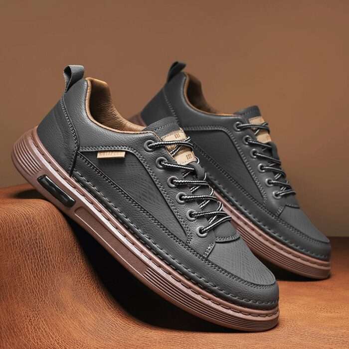 Men's shoes spring 2025 new breathable waterproof non-slip shoes men's casual student sports trendy shoes - Image 3