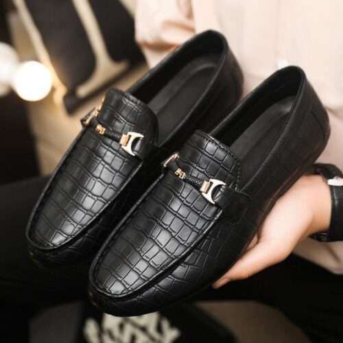 Men casual shoes lazy loafer shoes