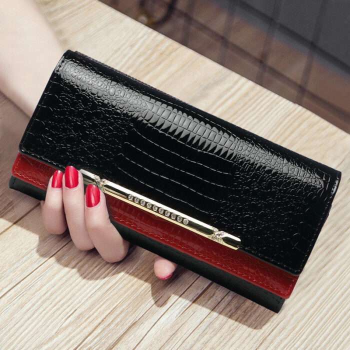 2025 new women's wallet women's long Japanese and Korean version wallet women's wallet large capacity handbag women's handbag - Image 2
