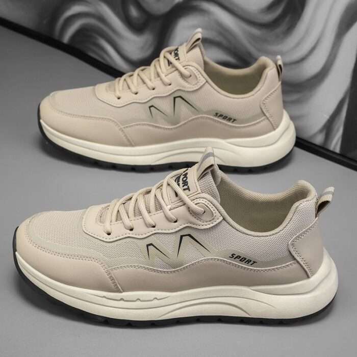 2025 spring trend new mesh breathable non-slip sports casual shoes all-match lightweight thick-soled running Forrest Gump shoes - Image 2