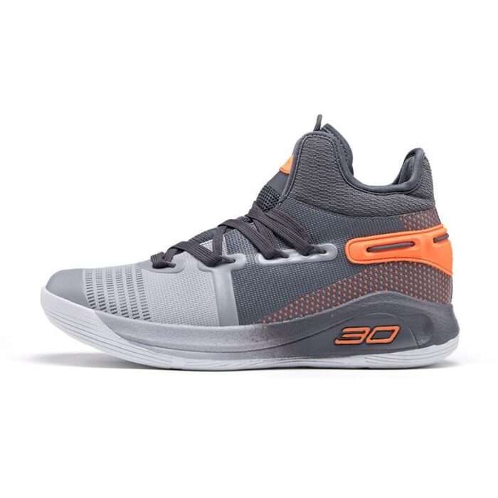 Curry basketball shoes shock-absorbing men's and women's wear-resistant leather non-slip combat boots youth students sports shoes actual combat - Image 5