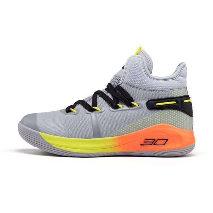 Curry basketball shoes shock-absorbing men's and women's wear-resistant leather non-slip combat boots youth students sports shoes actual combat - Image 4