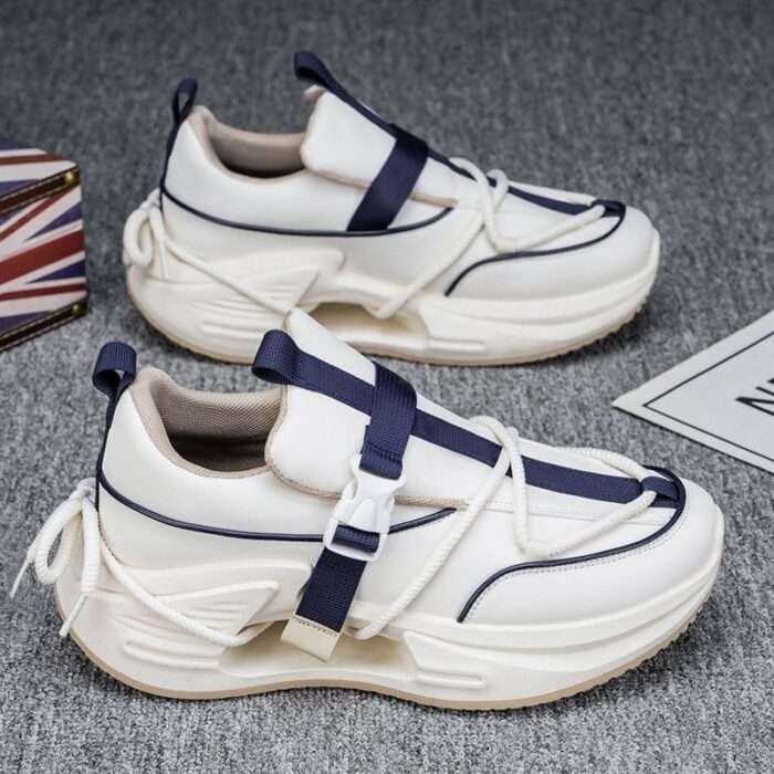 2025 men's shoes summer versatile new casual sports shoes youth height increase thick bottom dad shoes C31208 - Image 3
