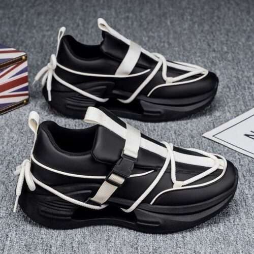 2025 men's shoes summer versatile new casual sports shoes youth height increase thick bottom dad shoes C31208