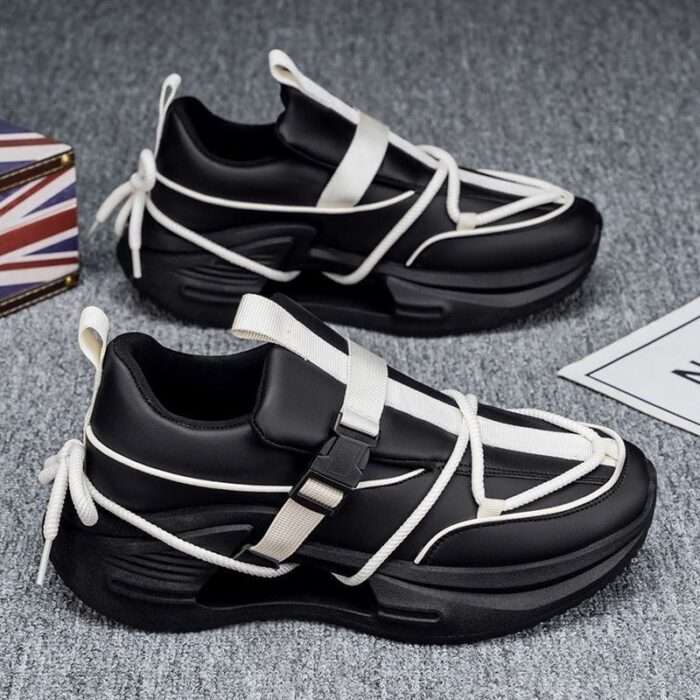 2025 men's shoes summer versatile new casual sports shoes youth height increase thick bottom dad shoes C31208