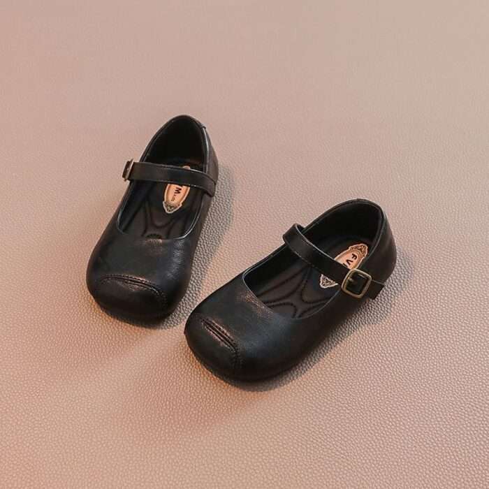 Square toe shoes 2025 retro temperament women's soft sole shoes flat Korean style all-match shallow mouth spring new leather shoes - Image 2