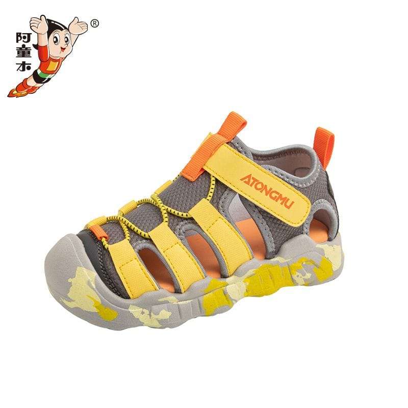 Astro Boy's new 2025 summer campus Velcro casual fashion children's shoes soft sole wear-resistant breathable versatile sandals - Image 4