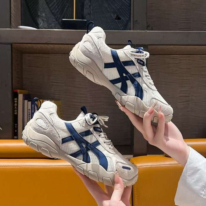 Foreign trade export Italy original single withdrawal leather Forrest Gump shoes autumn new women's running casual sports shoes ligh - Image 4