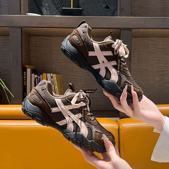 Foreign trade export Italy original single withdrawal leather Forrest Gump shoes autumn new women's running casual sports shoes ligh