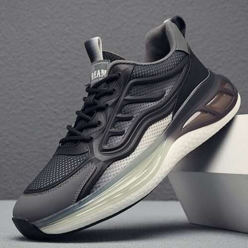 Men's shoes 2025 spring new mesh sports shoes men's lightweight breathable versatile casual shoes student running shoes