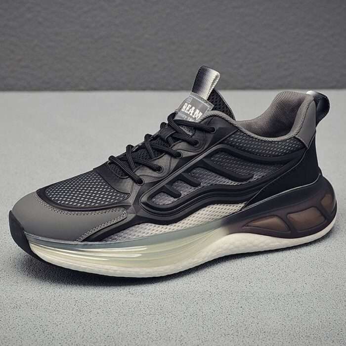 Men's shoes 2025 spring new mesh sports shoes men's lightweight breathable versatile casual shoes student running shoes - Image 3