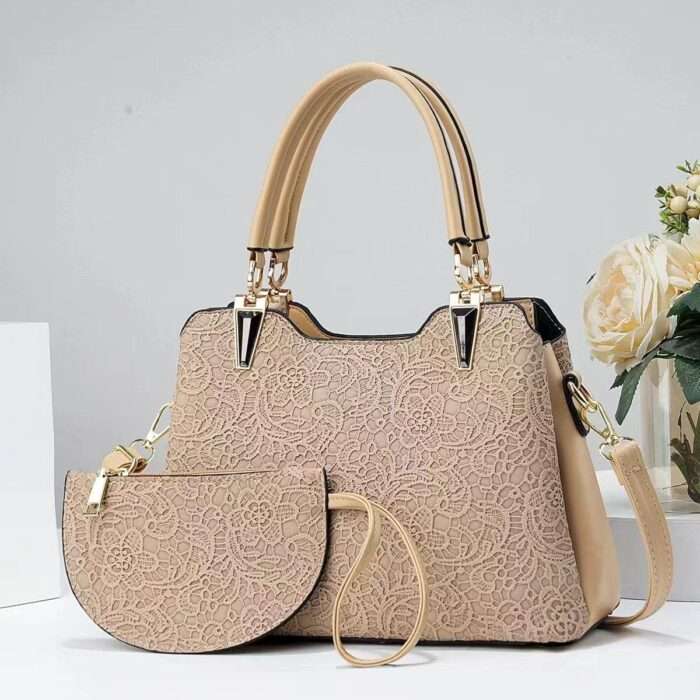 Bag for mom's birthday gift, simple and elegant 2025 new soft leather middle-aged ladies bag, large capacity handbag - Image 2