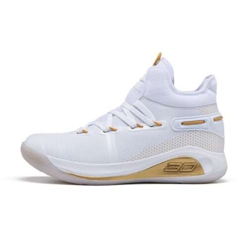 Curry basketball shoes shock-absorbing men's and women's wear-resistant leather non-slip combat boots youth students sports shoes actual combat