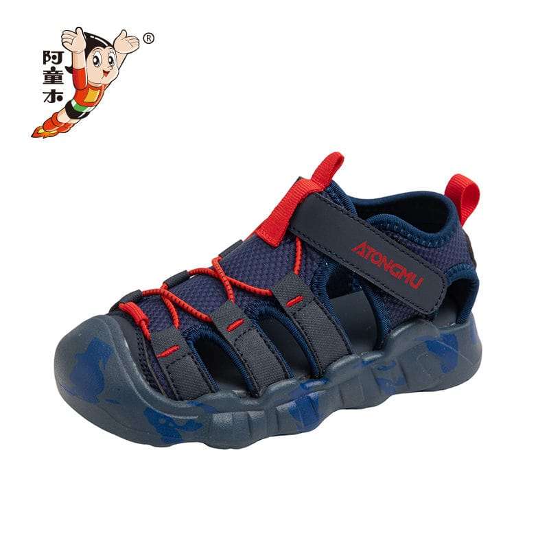 Astro Boy's new 2025 summer campus Velcro casual fashion children's shoes soft sole wear-resistant breathable versatile sandals - Image 2