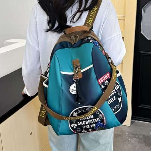 PARK DANCE tide brand authentic large capacity backpack women 2025 new fashion ladies backpack Oxford nylon