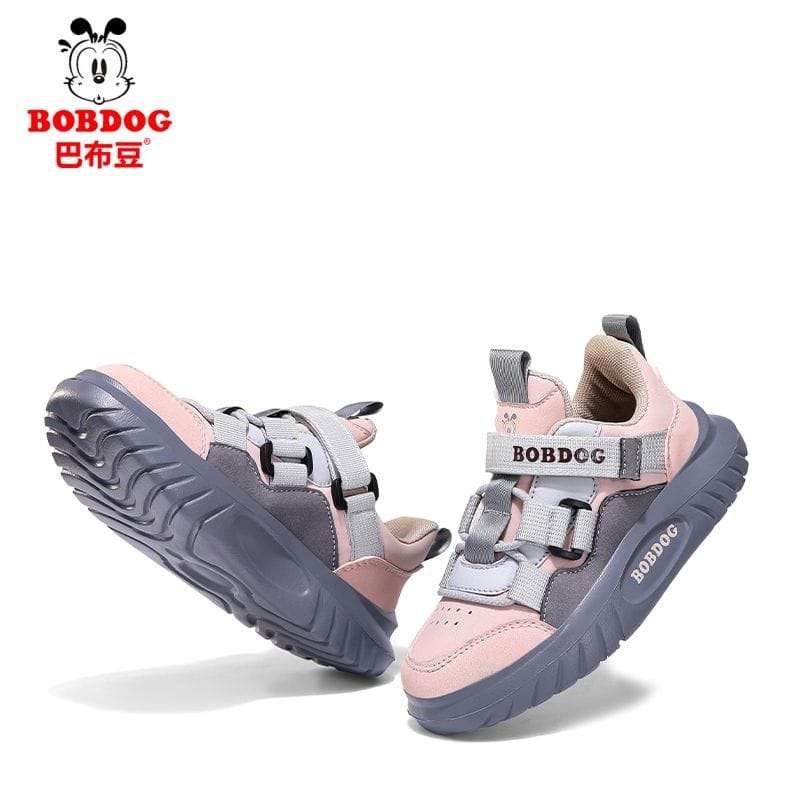 Babudou girls shoes 2024 spring and autumn new leather waterproof girls lightweight soft bottom non-slip children's sports shoes - Image 4