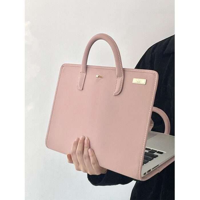 computer protective cover computer bag computer protective case laptop handbag pink girl - Image 2