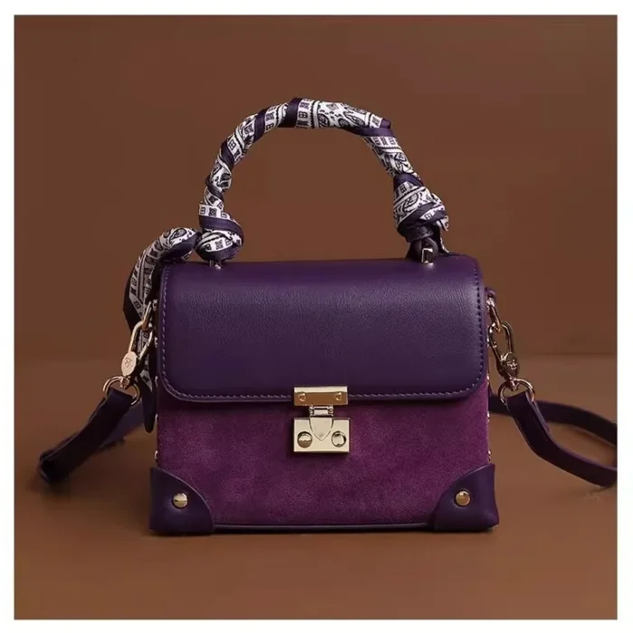 Elegant Leather Shoulder Bag Women Designer Handbag Crossbody Purse Ladies Top Handle Tote for Work or Evening