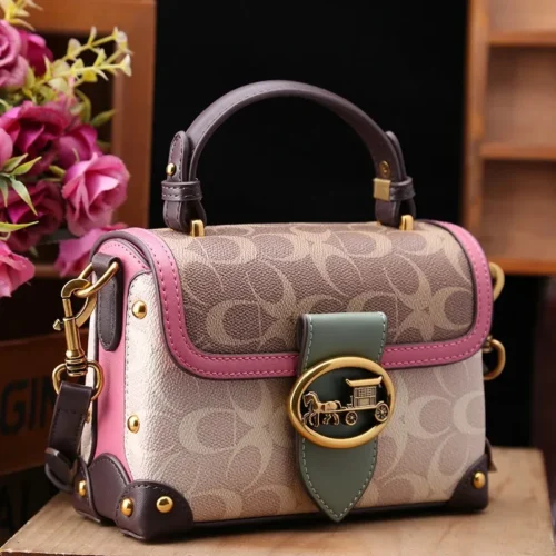 Popular women's bags, fashionable versatile bags, handbags, high-end western-style single shoulder crossbody bags