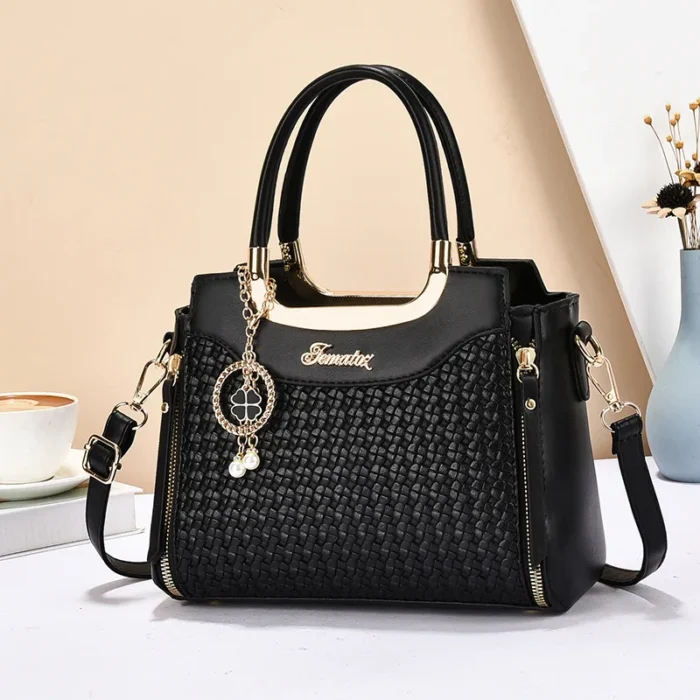 Fashion New Women'S Handbag Pu Leather Large Capacity Women's Shoulder Bag Classic Ladies Retro Commuting Tote Bag women Bolsas - Image 4