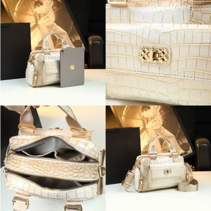 Luxury Designer Brand's New High Quality Boston Leather Clutch Pillow Bag Women's Fashion Shoulder Crossbody Bag Free Shipping - Image 4