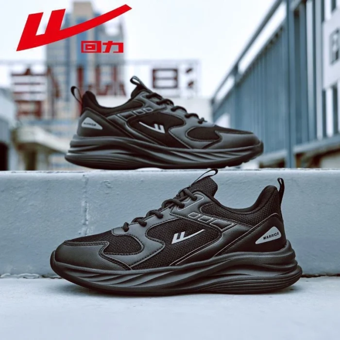 Warrior Men's Shoes Comfortable Spring Running Lightweight Shock-Absorbing Soft Sole Couple Casual Shoes Huili Men Sports Shoes - Image 3