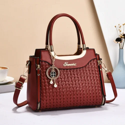 Fashion New Women'S Handbag Pu Leather Large Capacity Women's Shoulder Bag Classic Ladies Retro Commuting Tote Bag women Bolsas
