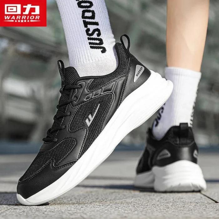 Warrior Men's Shoes Comfortable Spring Running Lightweight Shock-Absorbing Soft Sole Couple Casual Shoes Huili Men Sports Shoes - Image 4