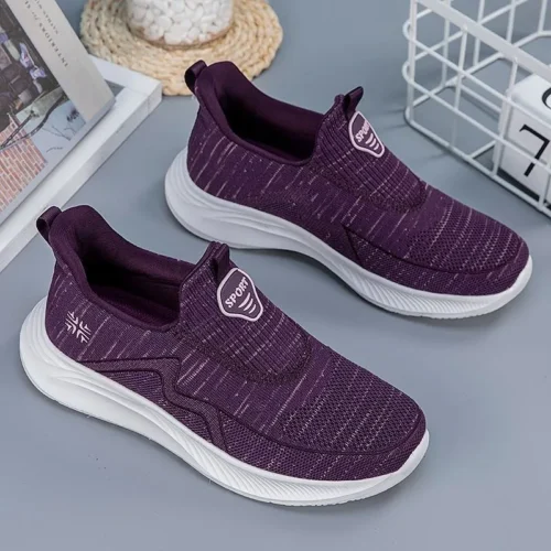 Mesh Old Beijing Mother Shoes Soft-soled Non-slip Walking Breathable Sneakers for Middle-aged and Elderly People