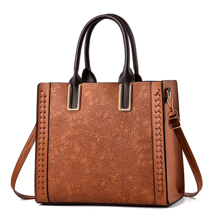 2025 New Crossbody Bag for Middle-Aged Moms – Simple & Elegant Soft Leather Shoulder Bag - Image 4