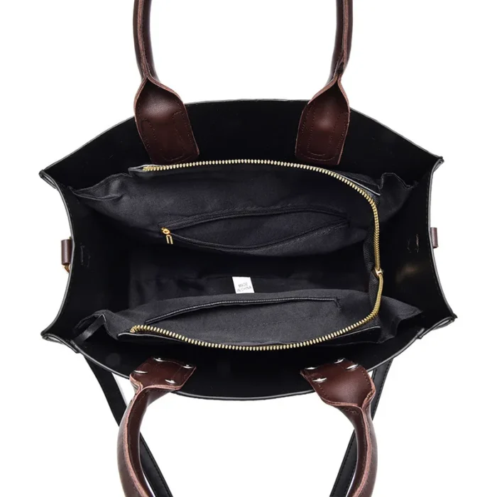 2025 New Crossbody Bag for Middle-Aged Moms – Simple & Elegant Soft Leather Shoulder Bag - Image 3
