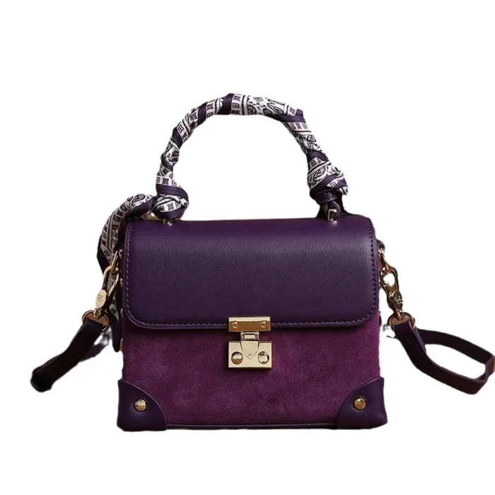 Elegant Leather Shoulder Bag Women Designer Handbag Crossbody Purse Ladies Top Handle Tote for Work or Evening - Image 5