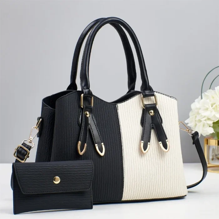 Large Capacity Ladies Shoulder Crossbody Bag Fashion Shopper Totes Quality Vintage Design Women Pu Leather Bucket Handbags - Image 6