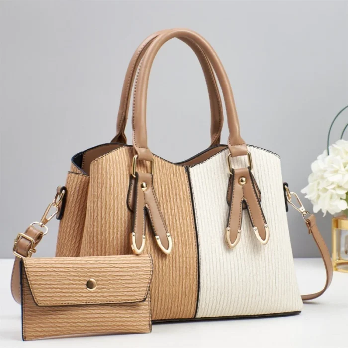 Large Capacity Ladies Shoulder Crossbody Bag Fashion Shopper Totes Quality Vintage Design Women Pu Leather Bucket Handbags
