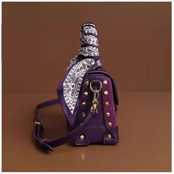 Elegant Leather Shoulder Bag Women Designer Handbag Crossbody Purse Ladies Top Handle Tote for Work or Evening - Image 4