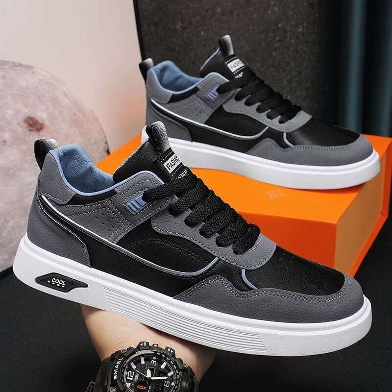Men's low-top shoes man shoes for men sneakers sport casual flat shoes flat - Image 2