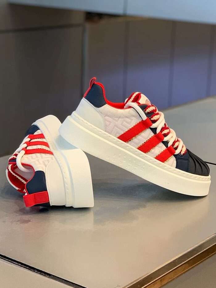 men's shoes 2025 new summer soft sole versatile casual sneakers three bars Internet celebrity hot style trendy shoes men