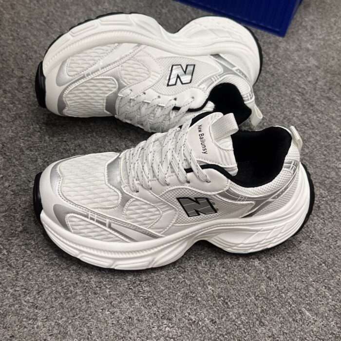 Paris dad shoes men's new white N-shaped couple versatile shoes women's hot style thick-soled breathable sports casual shoes