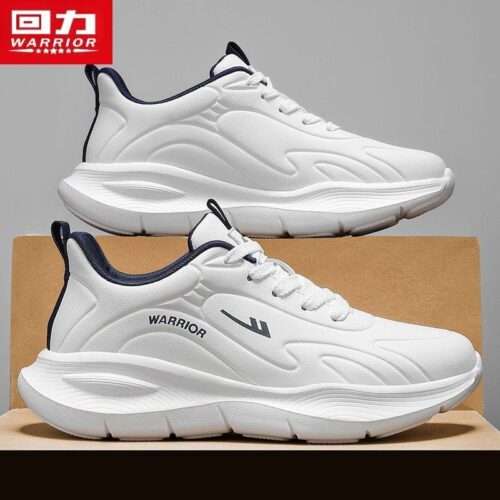 Warrior men's shoes 2025 autumn new style versatile trendy youth dad shoes men's casual white shoes running shoes