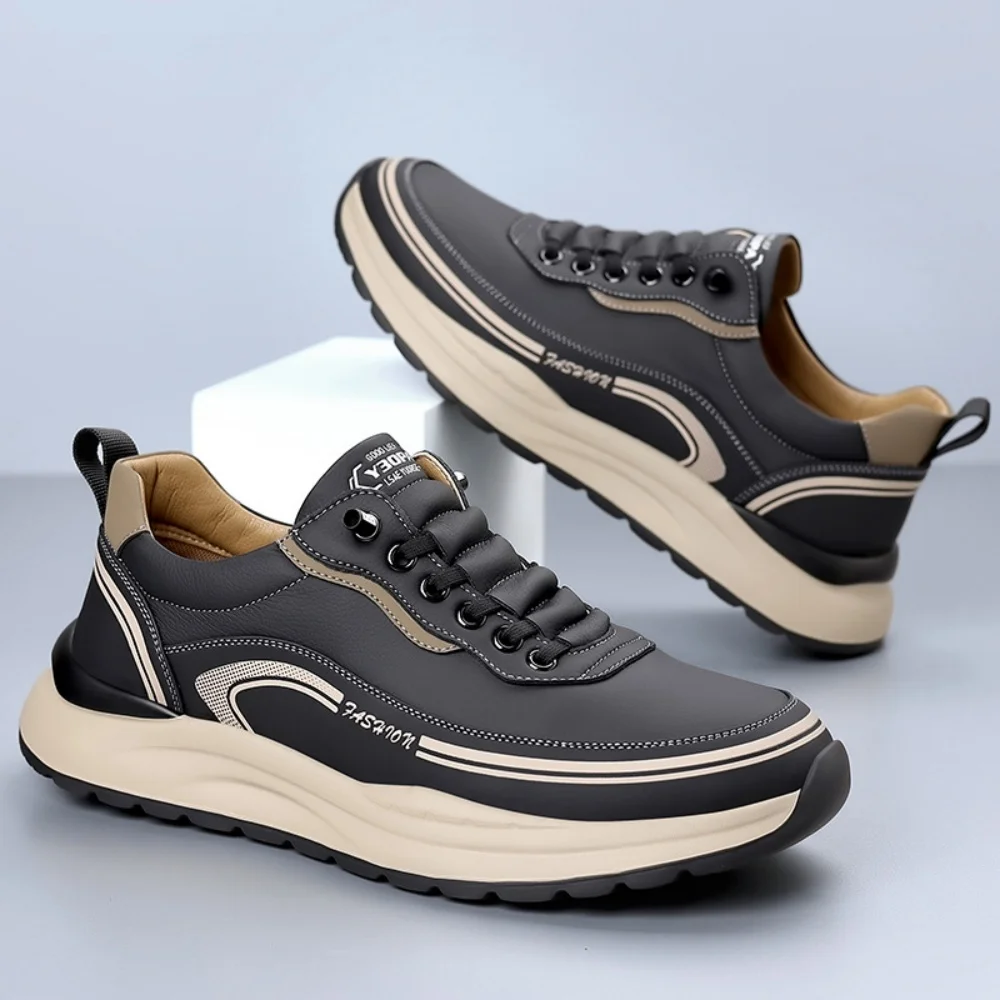 2025 spring and autumn new trend thick bottom soft bottom soft surface lightweight all-match anti-slip wear sports casual shoes - Image 5