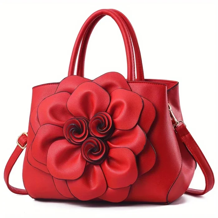 Women's fashionable handbag, casual style PU leather wallet, large capacity shoulder bag