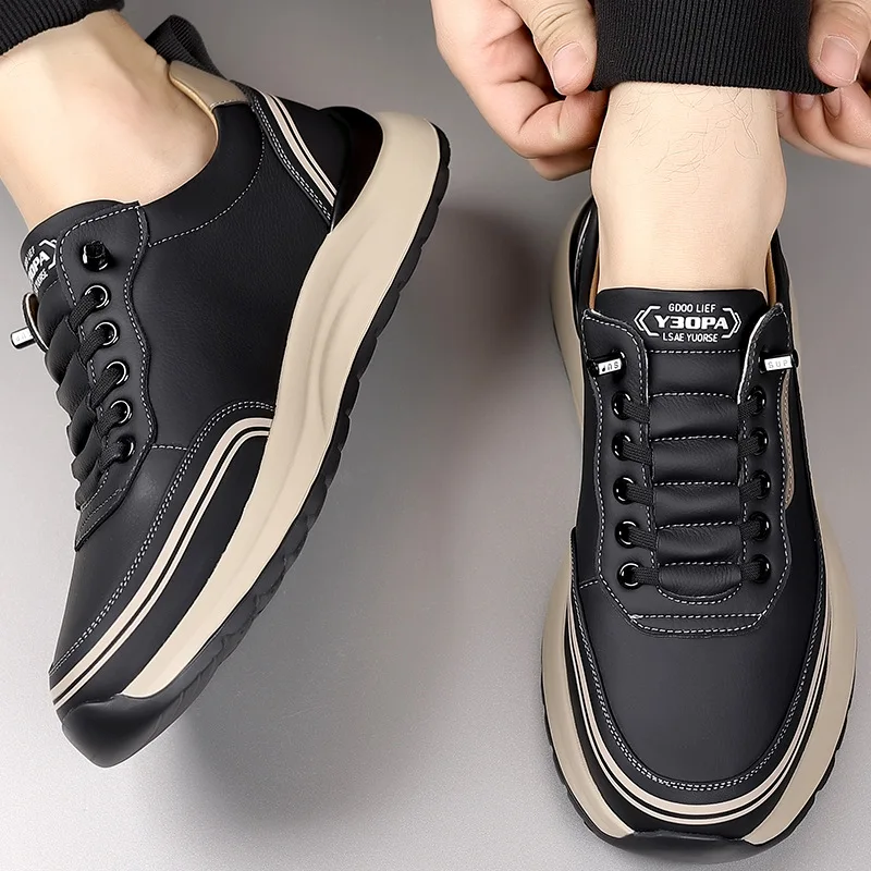 2025 spring and autumn new trend thick bottom soft bottom soft surface lightweight all-match anti-slip wear sports casual shoes - Image 4