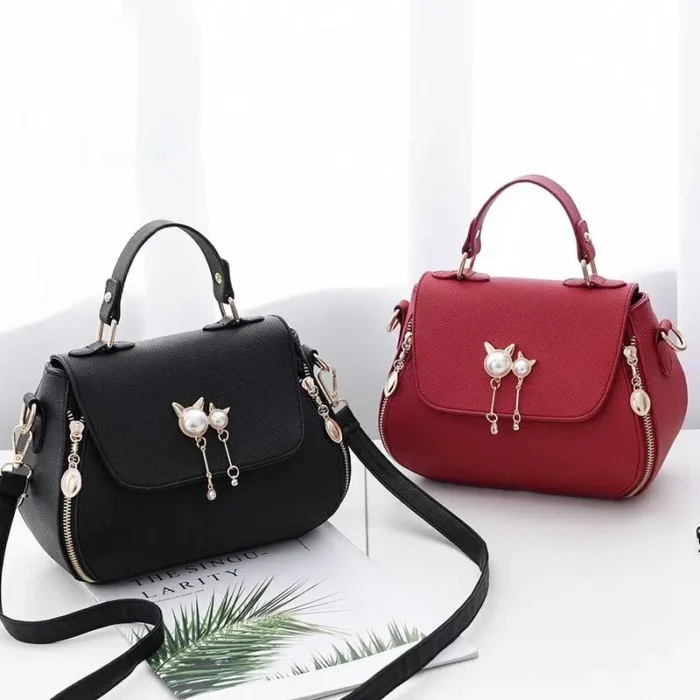 2024 Korean PU Leather Women Messenger Bag High Quality female Shoulder Bag Lace Crossbody Bag Clutches Bolsas Femininas PT1283