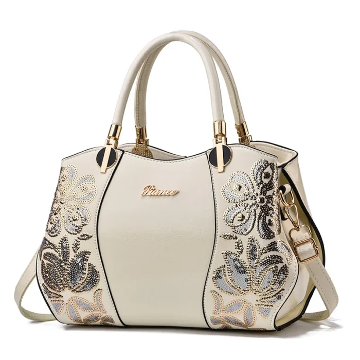 Fashion Embroidered Women's Bag Shaped Boston Women's Crossbody Bag Patent Leather Large Capacity Womens Handbag Bolsos Mujer - Image 6